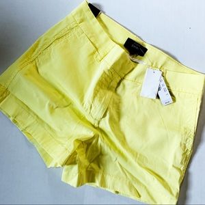 🌺Yellow J. Crew chino shorts